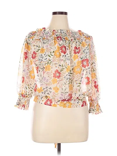 Why Dress 3/4 Sleeve Blouse In Multi