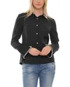 Why Dress Button Down Blouse In Black