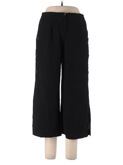 Pre-owned Why Dress Casual Pants In Black
