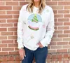 Why Dress Globe Sweatshirt In White In White
