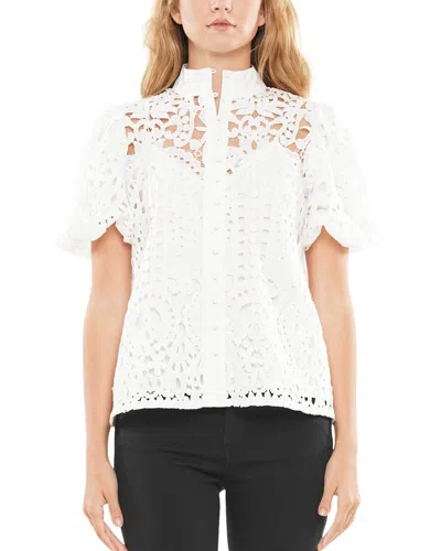 Why Dress Lace Puff Sleeve Top