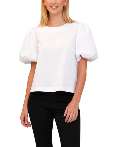Why Dress Puff Sleeve Top In White
