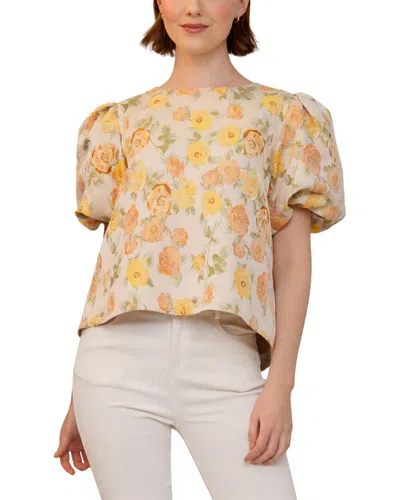Why Dress Rose Print Top In Multi