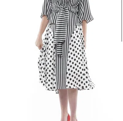 Why Dress The Peggy Skirt In Black/white In Multi