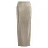 Why Mary Women's Astraea Metallic Maxi Skirt In Gold In Gold