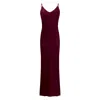 Why Mary Women's Brown / Red Isis Bias Maxi Slip Dress In Brown/red