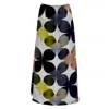 Why Mary Women's Linen Viscose Midi A-line Printed Skirt - Kaleidoscope