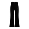 Why Mary Women's Stepping Out Black Velvet Corduroy Pants In Black