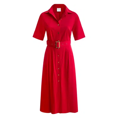Why Mary Women's The Kate Shirt Dress In Red