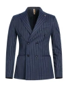 Why Not Brand Man Blazer Midnight Blue Size 36 Polyester, Viscose, Elastane