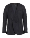 Why Not Brand Man Blazer Midnight Blue Size 40 Polyester, Viscose, Elastane In Blue