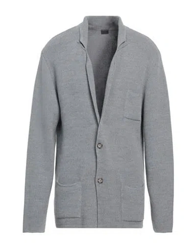 Why Not Brand Man Cardigan Grey Size Xl Acrylic, Wool