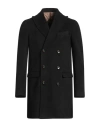 Why Not Brand Man Coat Black Size 38 Polyester, Viscose