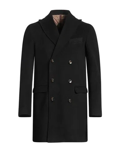 Why Not Brand Man Coat Black Size 38 Polyester, Viscose In Black