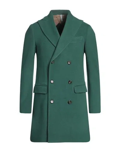 Why Not Brand Man Coat Dark Green Size 38 Polyester, Viscose