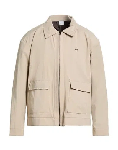 Why Not Brand Man Jacket Beige Size Xxl Polyester, Elastane In Neutral