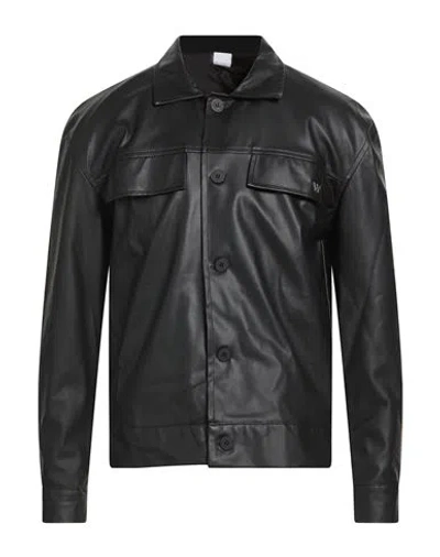 Why Not Brand Man Jacket Black Size L Polyester, Polyurethane