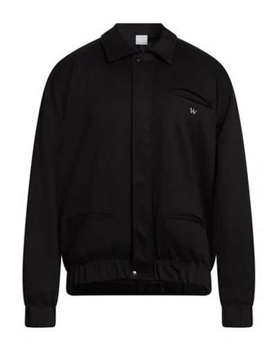 Why Not Brand Man Jacket Black Size L Viscose, Polyester, Elastane