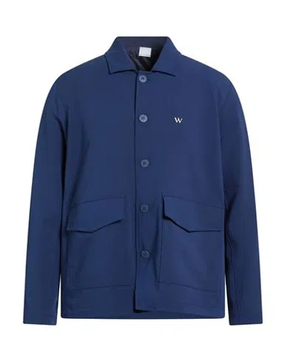 Why Not Brand Man Jacket Blue Size L Polyester, Viscose, Elastane