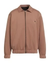 Why Not Brand Man Jacket Camel Size Xl Polyester, Elastane