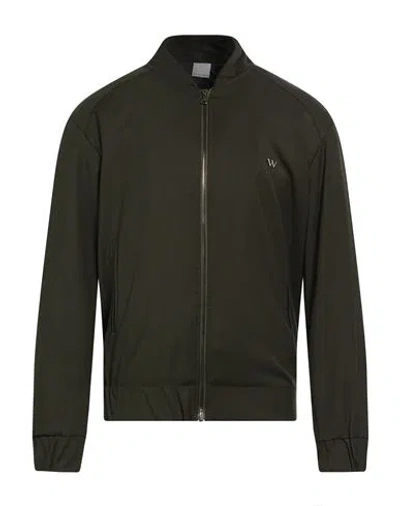 Why Not Brand Man Jacket Dark Green Size L Polyester, Viscose, Lyocell