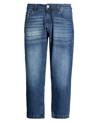 Why Not Brand Man Jeans Blue Size 34 Cotton In Multi