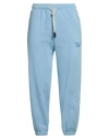 Why Not Brand Man Pants Azure Size L Cotton, Polyester In Blue