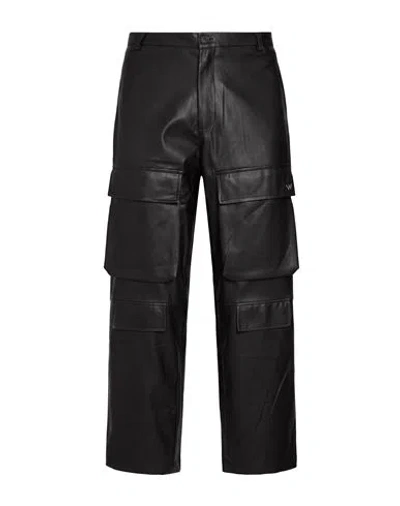 Why Not Brand Man Pants Black Size Xl Polyester, Polyurethane