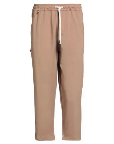 Why Not Brand Man Pants Camel Size Xxl Polyethylene, Elastane In Neutral