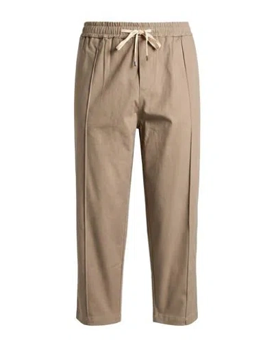 Why Not Brand Man Pants Khaki Size Xl Cotton, Elastane In Brown