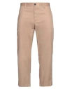Why Not Brand Man Pants Light Brown Size Xxl Cotton, Lycra In Beige