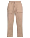 Why Not Brand Man Pants Light Brown Size M Cotton, Lycra In Beige