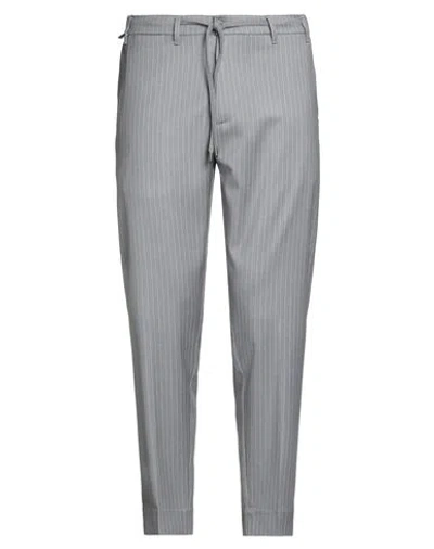 Why Not Brand Man Pants Light Grey Size 38 Viscose, Polyamide, Elastane