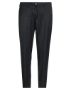 Why Not Brand Man Pants Midnight Blue Size 36 Viscose, Polyamide, Elastane In Black