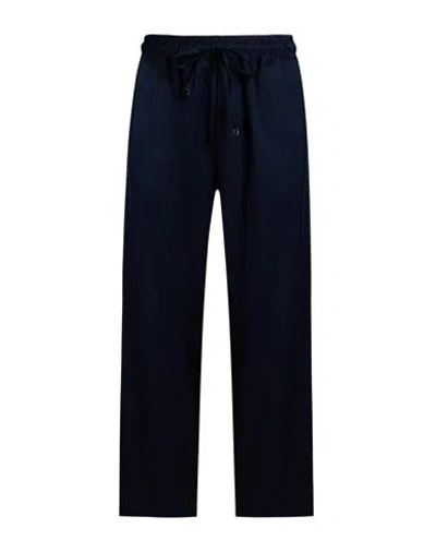 Why Not Brand Man Pants Midnight Blue Size L Polyester, Viscose, Lycra