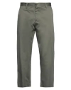 Why Not Brand Man Pants Military Green Size Xl Cotton, Lycra