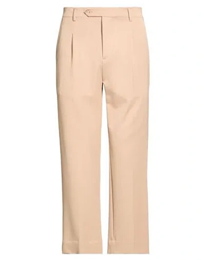 Why Not Brand Man Pants Sand Size 32 Polyester, Rayon, Elastane In Pink