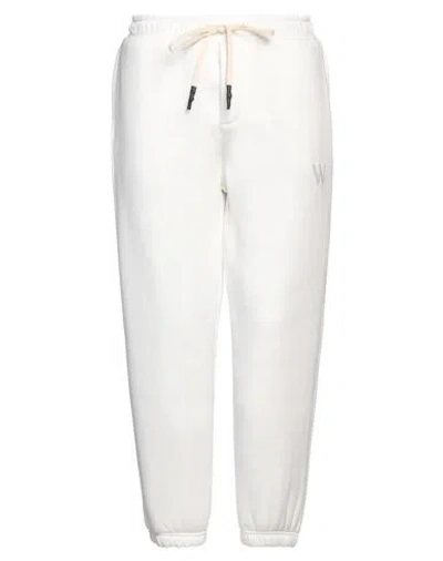 Why Not Brand Man Pants White Size Xl Cotton, Polyester