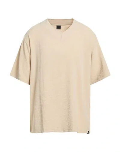 Why Not Brand Man Shirt Beige Size L Polyester In Pink