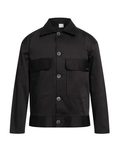 Why Not Brand Man Jacket Black Size M Cotton, Lycra In Black