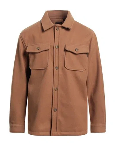Why Not Brand Man Shirt Camel Size L Polyester In Beige
