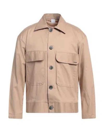 Why Not Brand Man Jacket Light Brown Size Xxl Cotton, Lycra In Beige