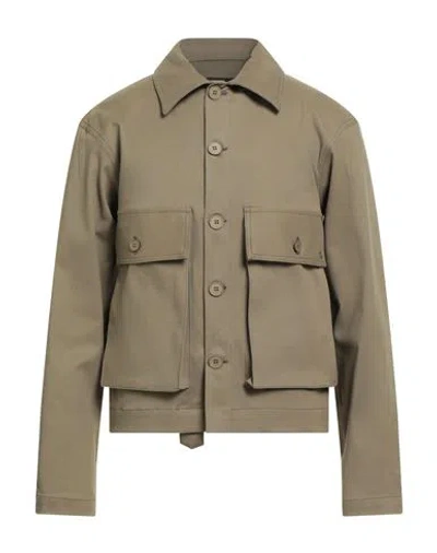 Why Not Brand Man Shirt Military Green Size Xl Cotton, Elastane