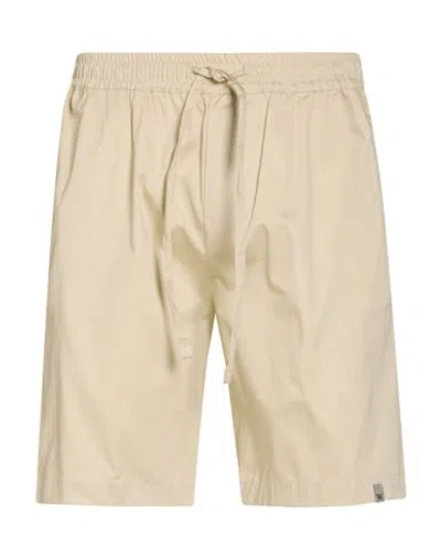 Why Not Brand Man Shorts & Bermuda Shorts Beige Size Xxl Cotton, Elastane In Neutral