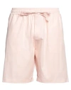 Why Not Brand Man Shorts & Bermuda Shorts Light Pink Size Xl Cotton, Lycra