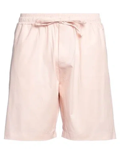 Why Not Brand Man Shorts & Bermuda Shorts Light Pink Size Xl Cotton, Lycra