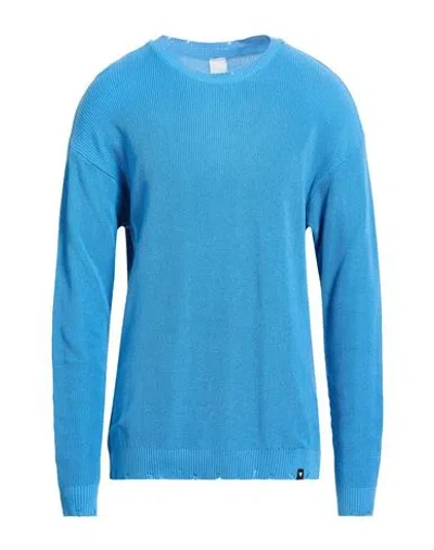 Why Not Brand Man Sweater Azure Size L Textile Fibers In Blue