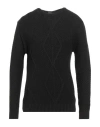 Why Not Brand Man Sweater Black Size L Acrylic, Wool