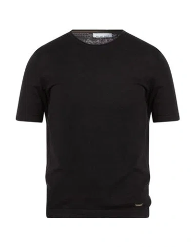 Why Not Brand Man Sweater Black Size Xl Linen, Cotton