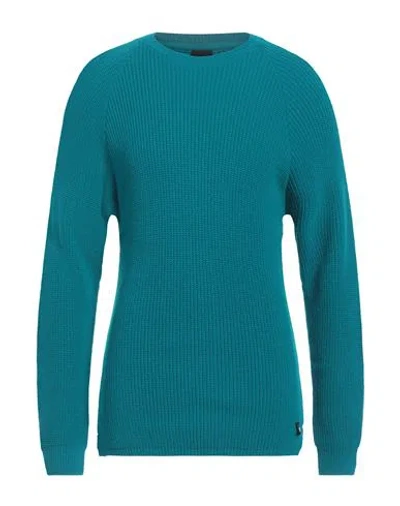 Why Not Brand Man Sweater Deep Jade Size L Acrylic, Wool In Green